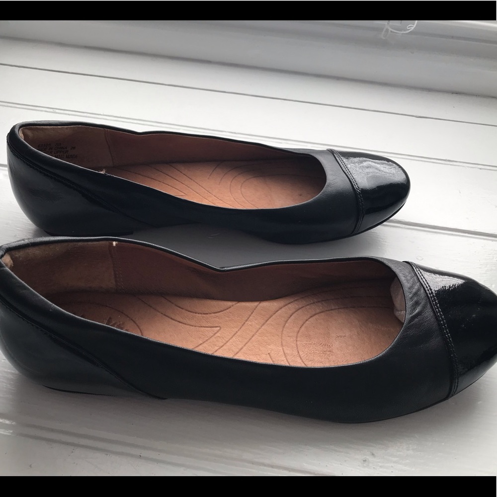 Clarks Indigo Black Flats - Picture 5 of 6